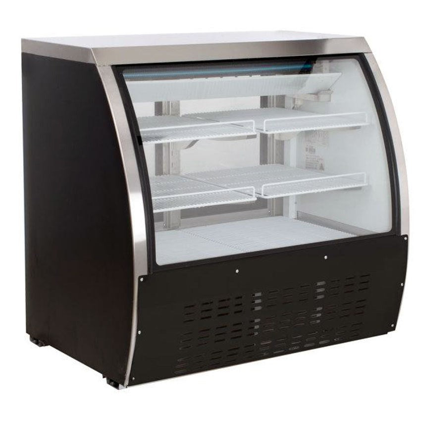 Omcan RS-CN-0092-B (50082) 36" Black Refrigerated Deli Display Case