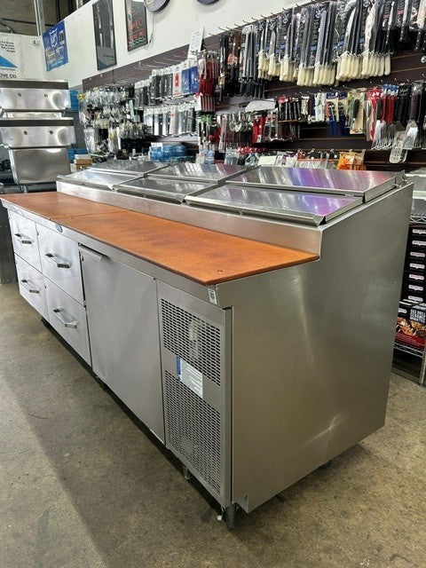 Randell 8395N-R Heavy-duty 95"W Pizza Prep Table (USED UNIT)