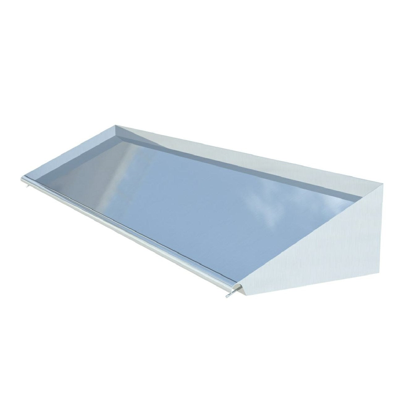 Sapphire SMSR-84 84" Stainless Steel Slanted Rack Dishtable Sorting Shelf