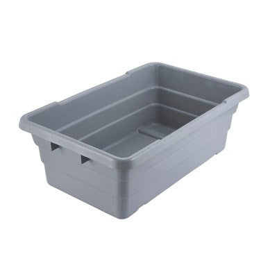 Winco PL-8 8" Depth Gray Lug Box