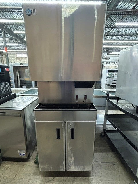 Hoshizaki DCM-500BAH 618lbs. Ice Machine/Water Dispenser With Stand (USED UNIT)