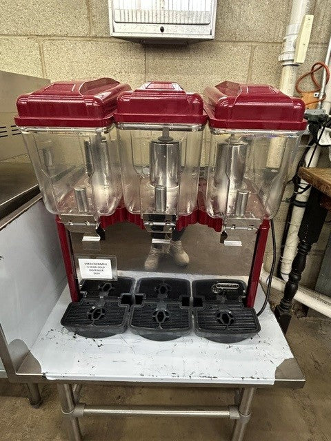 COFRIMELL COLDREAM-3M Three 3 Gallon Bowl Cold Beverage Dispenser (USED UNIT)
