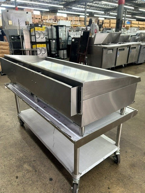 CPG GTCPG60NL 60" Wide Countertop Thermostatic Natural Gas Griddle - (USED UNIT)