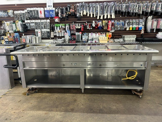 L&J CWS-108 Gas Steam Table 108" - 40,000 BTU (USED UNIT)