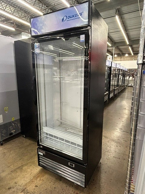Dukers DSM-19R 30"W One Glass Door Merchandiser Refrigerator - 18.72 Cu. Ft - SCRATCH&DENT