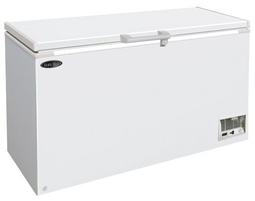Serv-Ware SWCF-14 55" Chest Freezer with Solid Flat Top