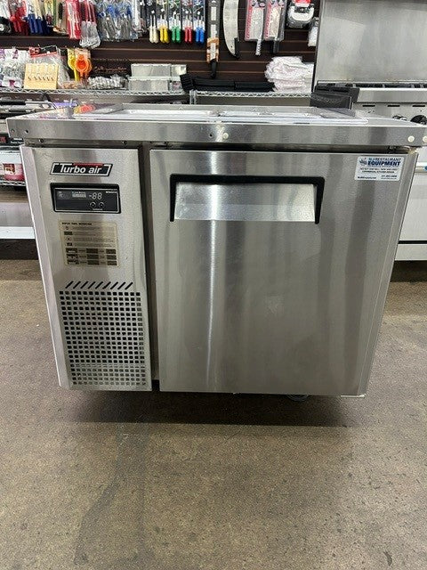 Turbo Air JBT-36 One-Door J Series Refrigerated Buffet Style Sandwich/Salad Prep Table - USED UNIT
