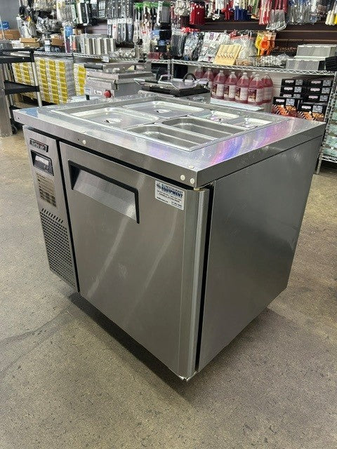Turbo Air JBT-36 One-Door J Series Refrigerated Buffet Style Sandwich/Salad Prep Table - USED UNIT