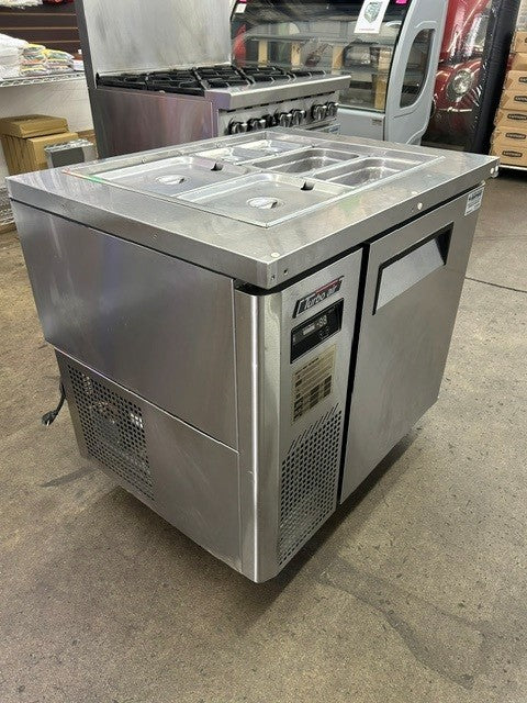 Turbo Air JBT-36 One-Door J Series Refrigerated Buffet Style Sandwich/Salad Prep Table - USED UNIT