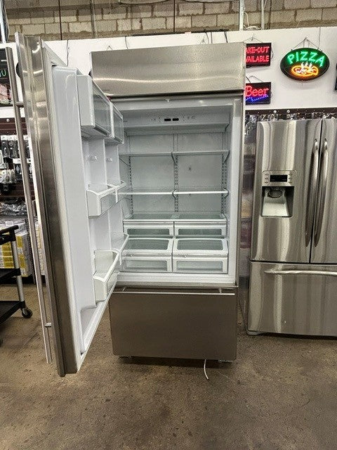 GE Monogram ZICS360NHBRH 36" Built-in Bottom Freezer Refrigerator (USED UNIT)