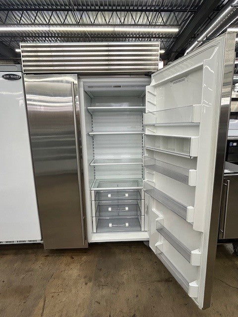 Sub-Zero BI-48S/S/TH 48" Side-by-Side Door Refrigerator  (USED)