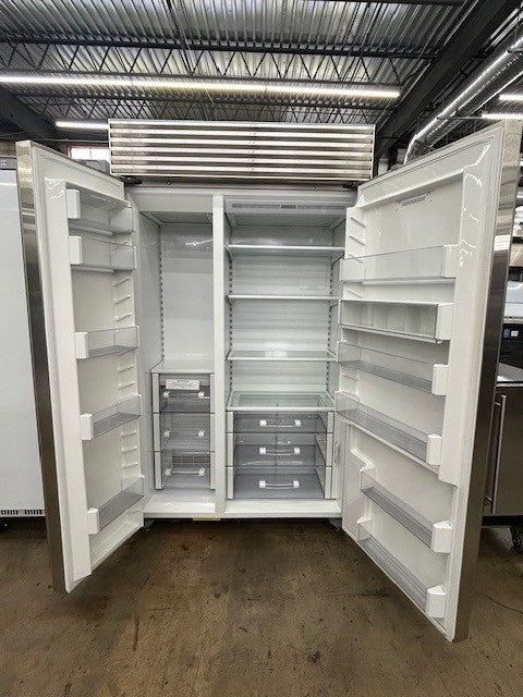 Sub-Zero BI-48S/S/TH 48" Side-by-Side Door Refrigerator  (USED)