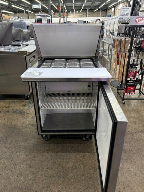 True TSSU-27-12M-B 27 5/8"W One Door Sandwich/ Salad Prep Table - USED UNIT!