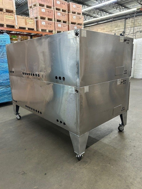 Bakers Pride Y-802 Gas Double Deck Pizza Oven - SUPERDeck Series 84” - USED UNIT