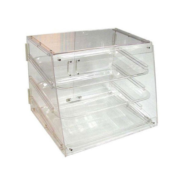 Winco ADC-3 Acrylic 18" 3-Tier Countertop Display Case