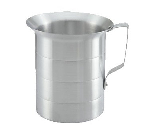 Winco AM-2 2 Quart Aluminum Measuring Cup