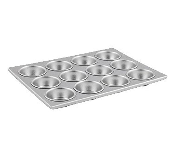 Winco AMF-12 12 Cup Aluminum Muffin Pan