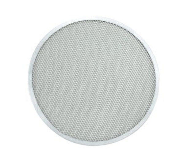 Winco APZS-14 14" Aluminum Seamless Pizza Screen