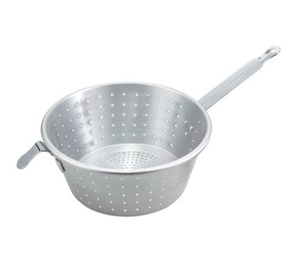 Winco ASS-10 10" Aluminum Spaghetti Strainer