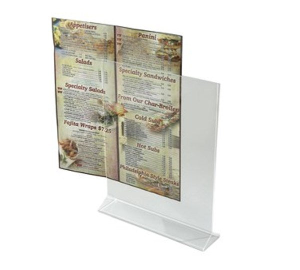 Winco ATCH-811 Acrylic Menu Card Holder