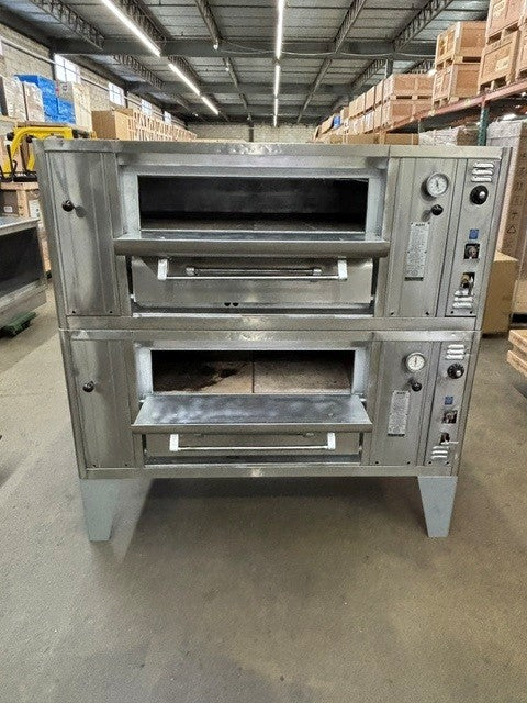 BARI 5 Pie Double Stacked Natural Gas (USED) Pizza Oven