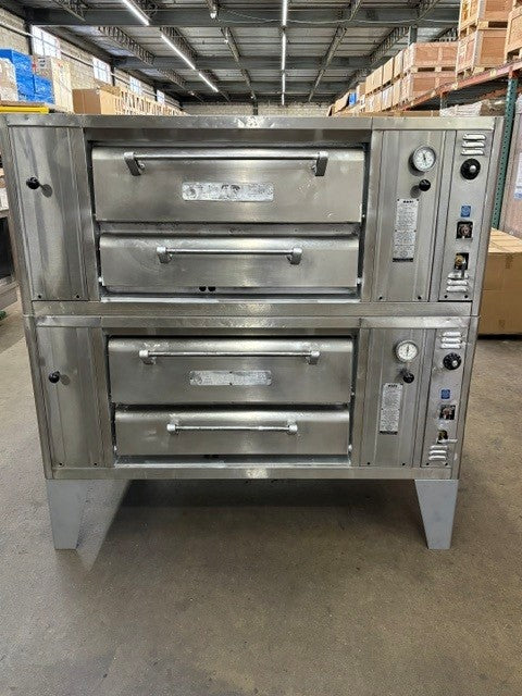 BARI 5 Pie Double Stacked Natural Gas (USED) Pizza Oven