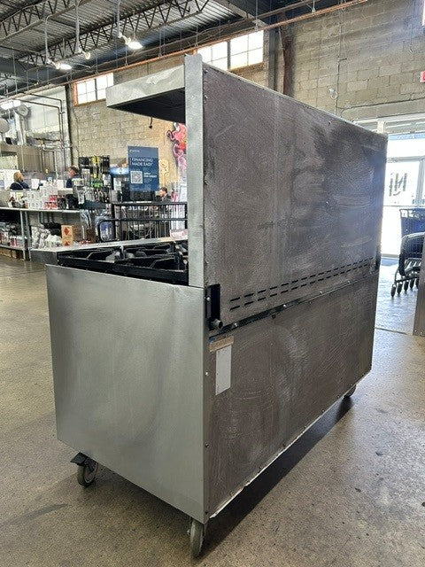 Bakers Pride 60-BP-10B-S26 Restaurant Series 10 Burner Gas Range with Two Standard 26" Ovens - 480,000 BTU (USED UNIT)