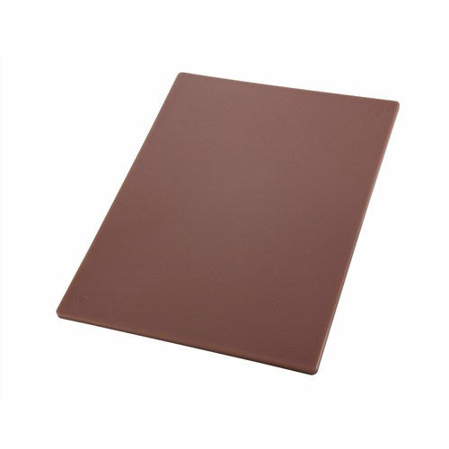 Winco CBBN-1520 Brown, Rectangular Cutting Board, 15" x 20" x 1/2"