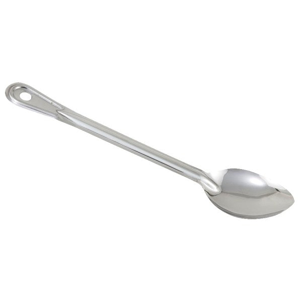 Winco BSON-13 13" Stainless Steel Solid Basting Spoon