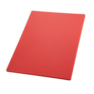 Winco CBRD-1520 Red, Rectangular Cutting Board, 15" x 20" x 1/2"