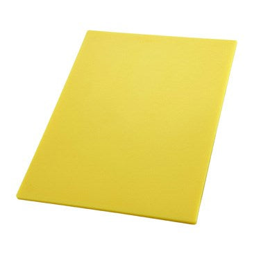 Winco CBYL-1520 Yellow, Rectangular Cutting Board, 15" x 20" x 1/2"