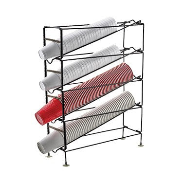 Winco CDR-4 Four Tier Countertop Cup Dispensing Rack