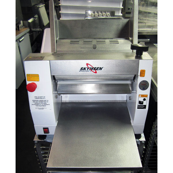 Skyfood CLM-400 Single Pass Table Top Dough Roller & Sheeter w/ 16-in Rollers