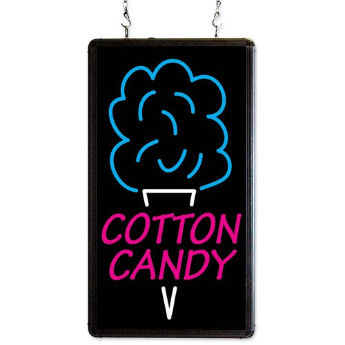 Winco 92005 Benchmark Ultra-Bright Merchandising Sign, "Cotton Candy", LED Back Lighting