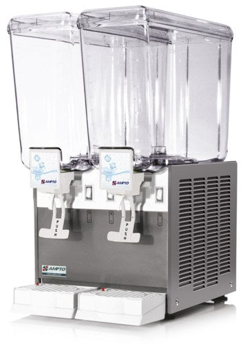 Ampto D1256 Two 5 Gallon Bowl Cold Beverage Dispenser