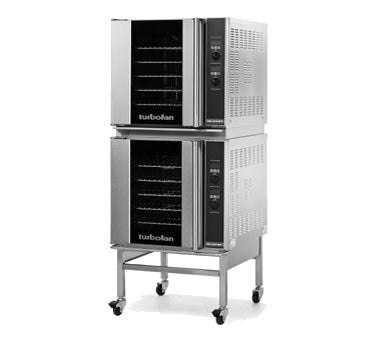 Moffat Turbofan E32D5/2C - Full Size Sheet Pan Double Stacked Digital Electric Convection Oven with Casters - Single Phase