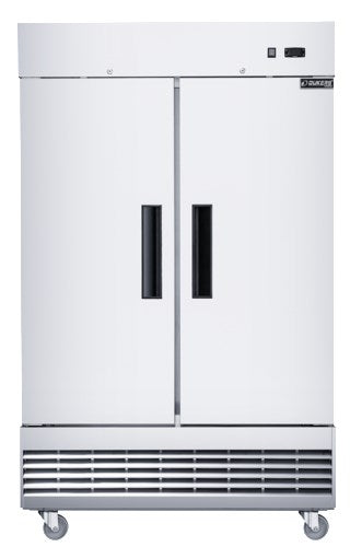Dukers D47EF  47-1/4"W x 28"D Two Door Stainless Steel Bottom Mount Shallow Depth Reach In Freezer - 29.51 Cu.Ft. - FREE SHIPPING!