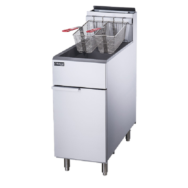 Dukers DCF3-NG  40 lb. Capacity Natural Gas Fryer - 90,000 BTU - FREE SHIPPING!