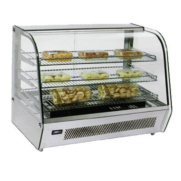 Omcan DW-CN-0160-E (47455) 33.75" Countertop Heated Glass Display Case
