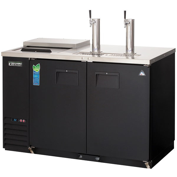 Everest EBD2-CT Double Door Club Top Keg Refrigerator 57.75"  FREE SHIPPING WITH LIFTGATE