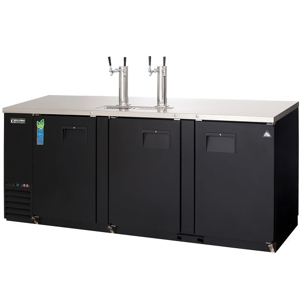 Everest EBD4-24  Draft Beer Direct Draw Keg Dispenser, 3 Section -  89.25" Wide   FREE SHIPPING WITH LIFTGATE