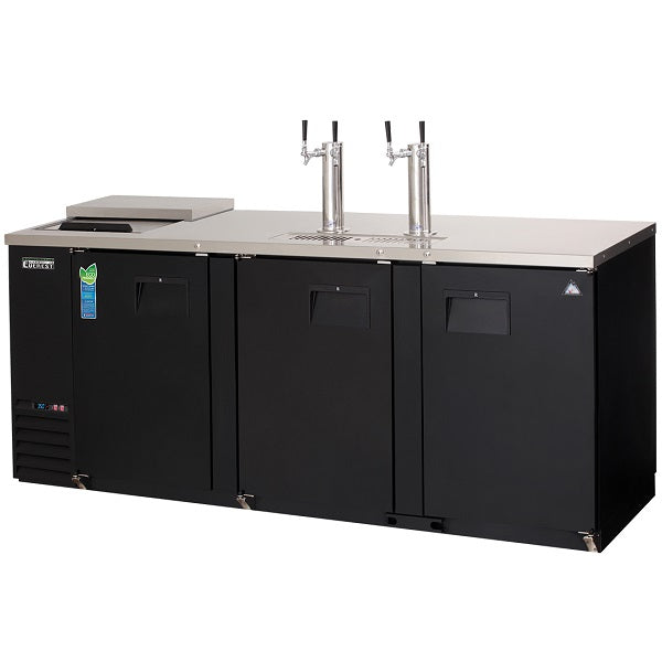 Everest EBD4-CT Triple Door Club Top Keg Refrigerator 89.25"  FREE SHIPPING WITH LIFTGATE