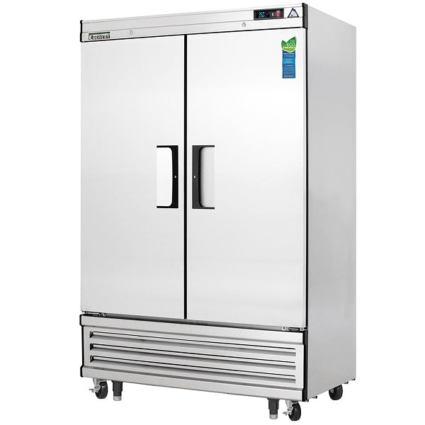 Everest EBSR2 Two-Door Solid Upright Reach-In Refrigerator 49-5/8"  FREE SHIPPING WITH LIFTGATE