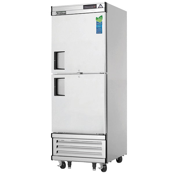 Everest EBWFH2 Half Solid Door Upright Reach-In Freezer Bottom Mounted Condensing Unit  FREE SHIPPING WITH LIFTGATE