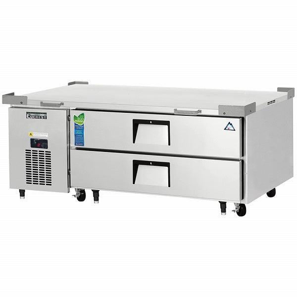 Everest ECB52-60D2 Griddle Stand / Chef Base Refrigerator 60"  FREE SHIPPING WITH LIFTGATE
