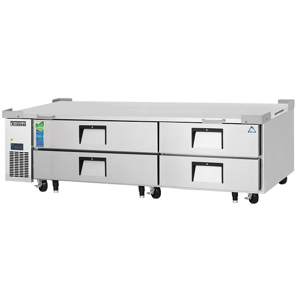 Everest ECB82-84D4 Griddle Stand / Chef Base Refrigerator 84"  FREE SHIPPING WITH LIFTGATE