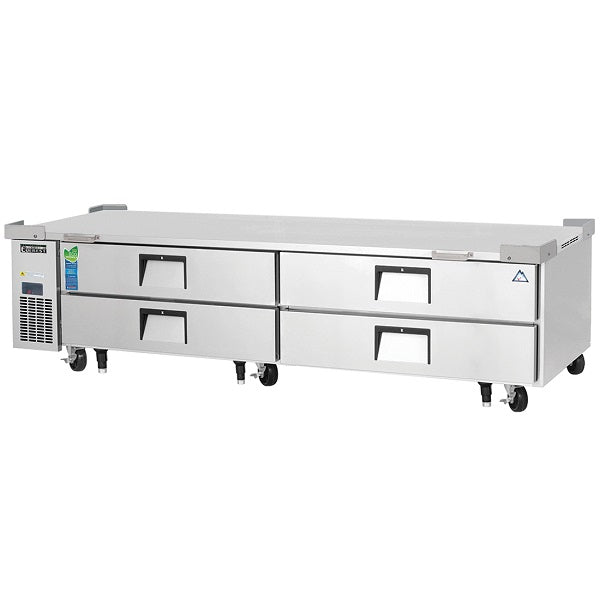 Everest ECB96D4 Griddle Stand / Chef Base Refrigerator 96"  FREE SHIPPING WITH LIFTGATE