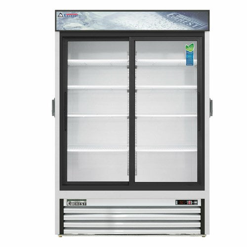 Everest EMGR48C Dual Sliding Glass Door Chromatography Refrigerator 48 Cu Ft -  FREE SHIPPING WITH LIFTGATE
