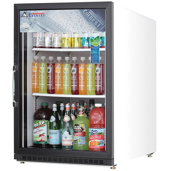 Everest EMGR5 One Door Refrigerator Merchandiser, 5 cu. ft -  FREE SHIPPING WITH LIFTGATE