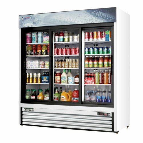 Everest EMGR69C Triple Sliding Glass Door Chromatography Refrigerator 69 Cu Ft - FREE SHIPPING WITH LIFTGATE